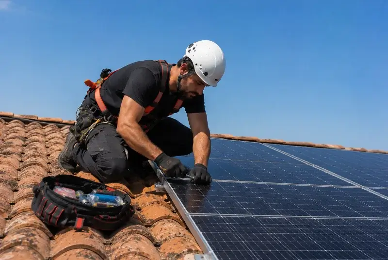 Maintenance et monitoring de panneaux solaires à Labastide-de-Lévis