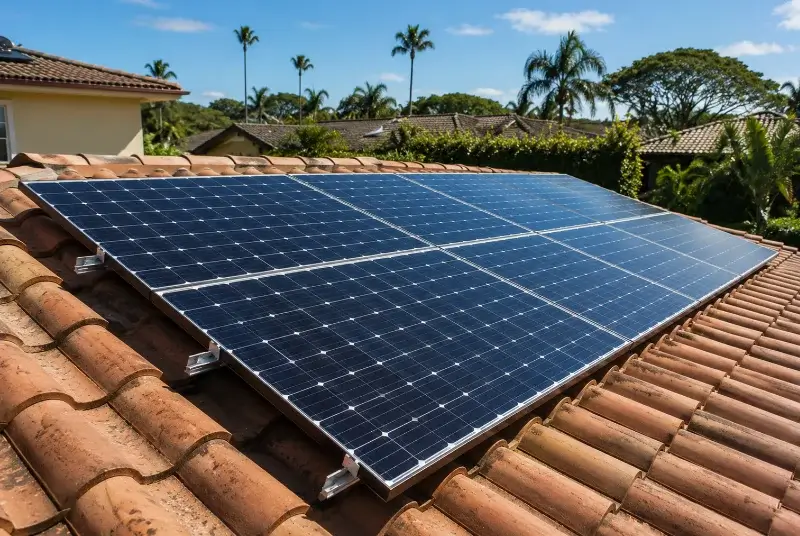 Installation de panneaux solaires à Labastide-de-Lévis